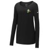 Ladies Core Cotton Long Sleeve Scoop Neck Tee Thumbnail