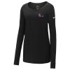Ladies Core Cotton Long Sleeve Scoop Neck Tee Thumbnail