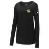 Ladies Core Cotton Long Sleeve Scoop Neck Tee Thumbnail