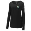 Ladies Core Cotton Long Sleeve Scoop Neck Tee Thumbnail