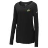 Ladies Core Cotton Long Sleeve Scoop Neck Tee Thumbnail
