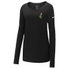 Ladies Core Cotton Long Sleeve Scoop Neck Tee Thumbnail