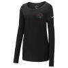 Ladies Core Cotton Long Sleeve Scoop Neck Tee Thumbnail