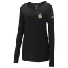 Ladies Core Cotton Long Sleeve Scoop Neck Tee Thumbnail