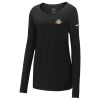 Ladies Core Cotton Long Sleeve Scoop Neck Tee Thumbnail