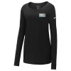 Ladies Core Cotton Long Sleeve Scoop Neck Tee Thumbnail