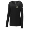 Ladies Core Cotton Long Sleeve Scoop Neck Tee Thumbnail
