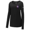 Ladies Core Cotton Long Sleeve Scoop Neck Tee Thumbnail