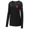 Ladies Core Cotton Long Sleeve Scoop Neck Tee Thumbnail