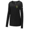Ladies Core Cotton Long Sleeve Scoop Neck Tee Thumbnail