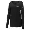 Ladies Core Cotton Long Sleeve Scoop Neck Tee Thumbnail
