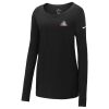 Ladies Core Cotton Long Sleeve Scoop Neck Tee Thumbnail