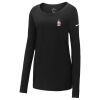 Ladies Core Cotton Long Sleeve Scoop Neck Tee Thumbnail