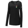 Ladies Core Cotton Long Sleeve Scoop Neck Tee Thumbnail