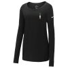 Ladies Core Cotton Long Sleeve Scoop Neck Tee Thumbnail