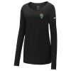 Ladies Core Cotton Long Sleeve Scoop Neck Tee Thumbnail