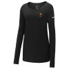 Ladies Core Cotton Long Sleeve Scoop Neck Tee Thumbnail