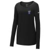 Ladies Core Cotton Long Sleeve Scoop Neck Tee Thumbnail