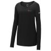 Ladies Core Cotton Long Sleeve Scoop Neck Tee Thumbnail