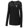 Ladies Core Cotton Long Sleeve Scoop Neck Tee Thumbnail