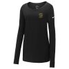 Ladies Core Cotton Long Sleeve Scoop Neck Tee Thumbnail