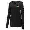 Ladies Core Cotton Long Sleeve Scoop Neck Tee Thumbnail