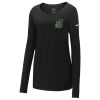 Ladies Core Cotton Long Sleeve Scoop Neck Tee Thumbnail