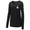 Ladies Core Cotton Long Sleeve Scoop Neck Tee Thumbnail