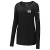 Ladies Core Cotton Long Sleeve Scoop Neck Tee Thumbnail