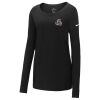 Ladies Core Cotton Long Sleeve Scoop Neck Tee Thumbnail