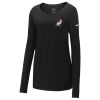 Ladies Core Cotton Long Sleeve Scoop Neck Tee Thumbnail