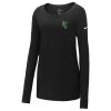 Ladies Core Cotton Long Sleeve Scoop Neck Tee Thumbnail