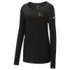 Ladies Core Cotton Long Sleeve Scoop Neck Tee Thumbnail