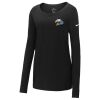 Ladies Core Cotton Long Sleeve Scoop Neck Tee Thumbnail