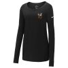 Ladies Core Cotton Long Sleeve Scoop Neck Tee Thumbnail