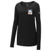Ladies Core Cotton Long Sleeve Scoop Neck Tee Thumbnail
