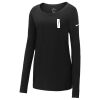 Ladies Core Cotton Long Sleeve Scoop Neck Tee Thumbnail