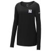 Ladies Core Cotton Long Sleeve Scoop Neck Tee Thumbnail