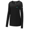 Ladies Core Cotton Long Sleeve Scoop Neck Tee Thumbnail