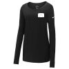 Ladies Core Cotton Long Sleeve Scoop Neck Tee Thumbnail