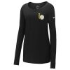 Ladies Core Cotton Long Sleeve Scoop Neck Tee Thumbnail