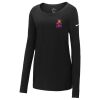 Ladies Core Cotton Long Sleeve Scoop Neck Tee Thumbnail