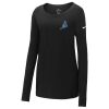 Ladies Core Cotton Long Sleeve Scoop Neck Tee Thumbnail