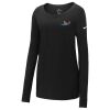 Ladies Core Cotton Long Sleeve Scoop Neck Tee Thumbnail