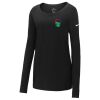 Ladies Core Cotton Long Sleeve Scoop Neck Tee Thumbnail