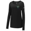 Ladies Core Cotton Long Sleeve Scoop Neck Tee Thumbnail