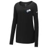 Ladies Core Cotton Long Sleeve Scoop Neck Tee Thumbnail