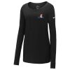 Ladies Core Cotton Long Sleeve Scoop Neck Tee Thumbnail