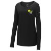 Ladies Core Cotton Long Sleeve Scoop Neck Tee Thumbnail