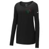 Ladies Core Cotton Long Sleeve Scoop Neck Tee Thumbnail